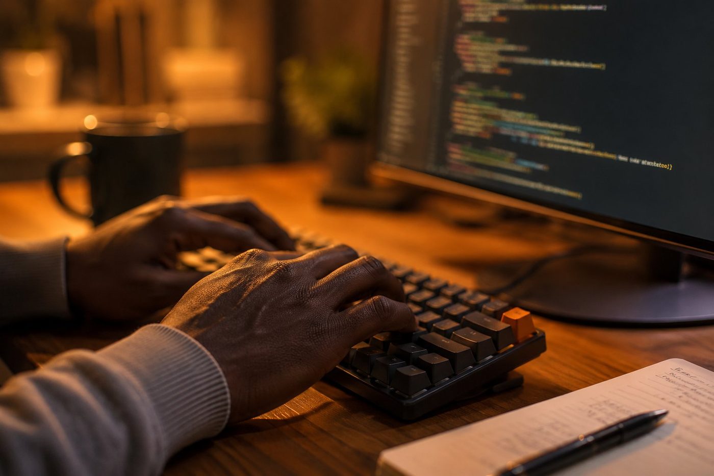 Développeur Kinerty au travail